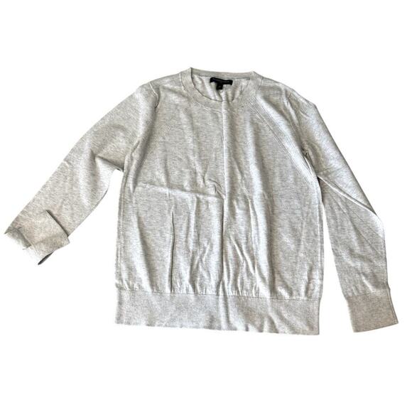 Banana Republic Sweaters - Banana Republic Gray Crew Neck Cotton Light Sweater Women's Size Medium
